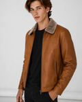 Chaqueta Aviador Heritage | Cuello de Pelo Sintético y Estética Atemporal