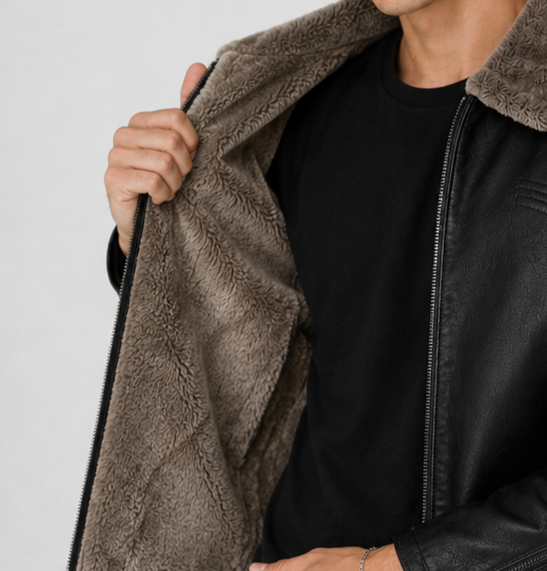 Chaqueta Aviador Heritage | Cuello de Pelo Sintético y Estética Atemporal