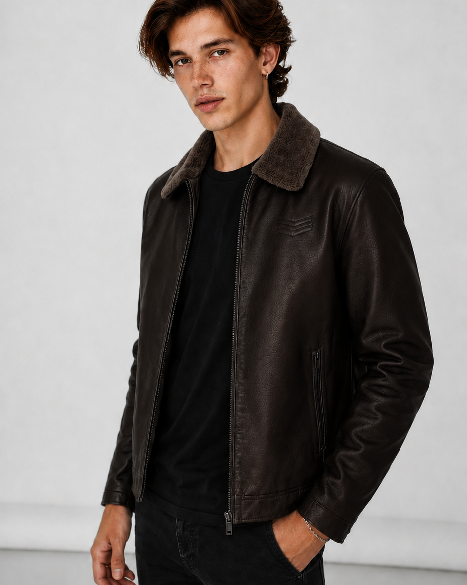 Chaqueta Aviador Heritage | Cuello de Pelo Sintético y Estética Atemporal