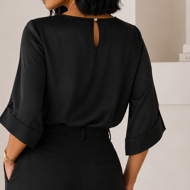 Blusa Satin Évora – Soft Luxury