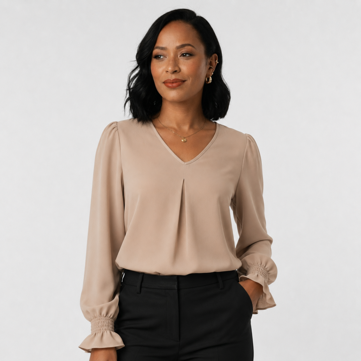 Blusa Verona Chiffon – Elegancia Flare