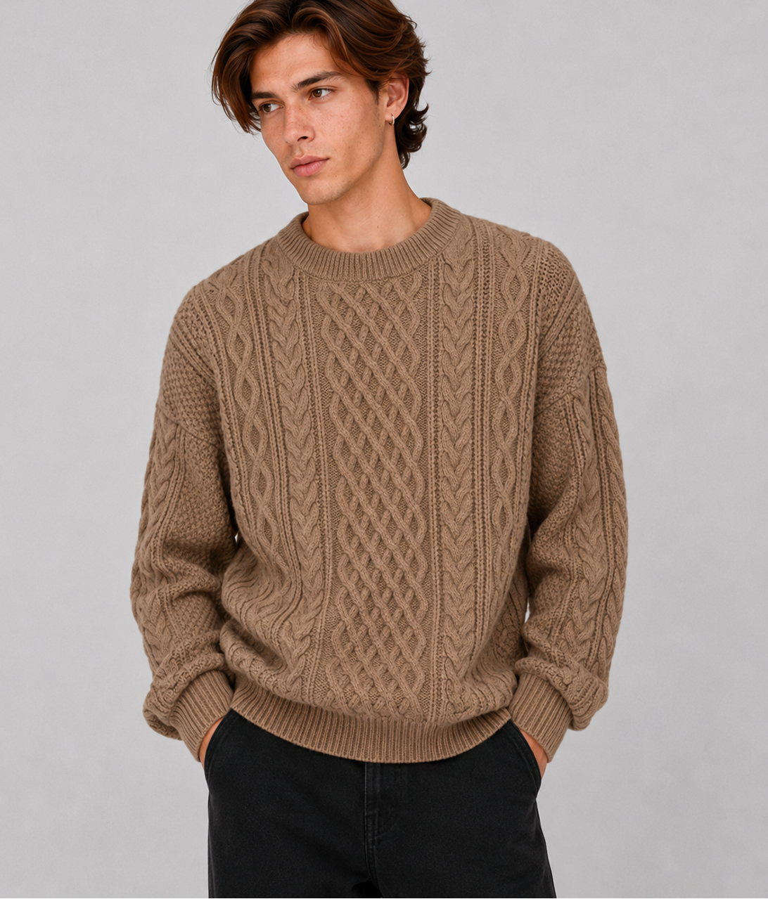 Suéter Vintage O-Neck | Minimalismo Retro y Versatilidad Urbana