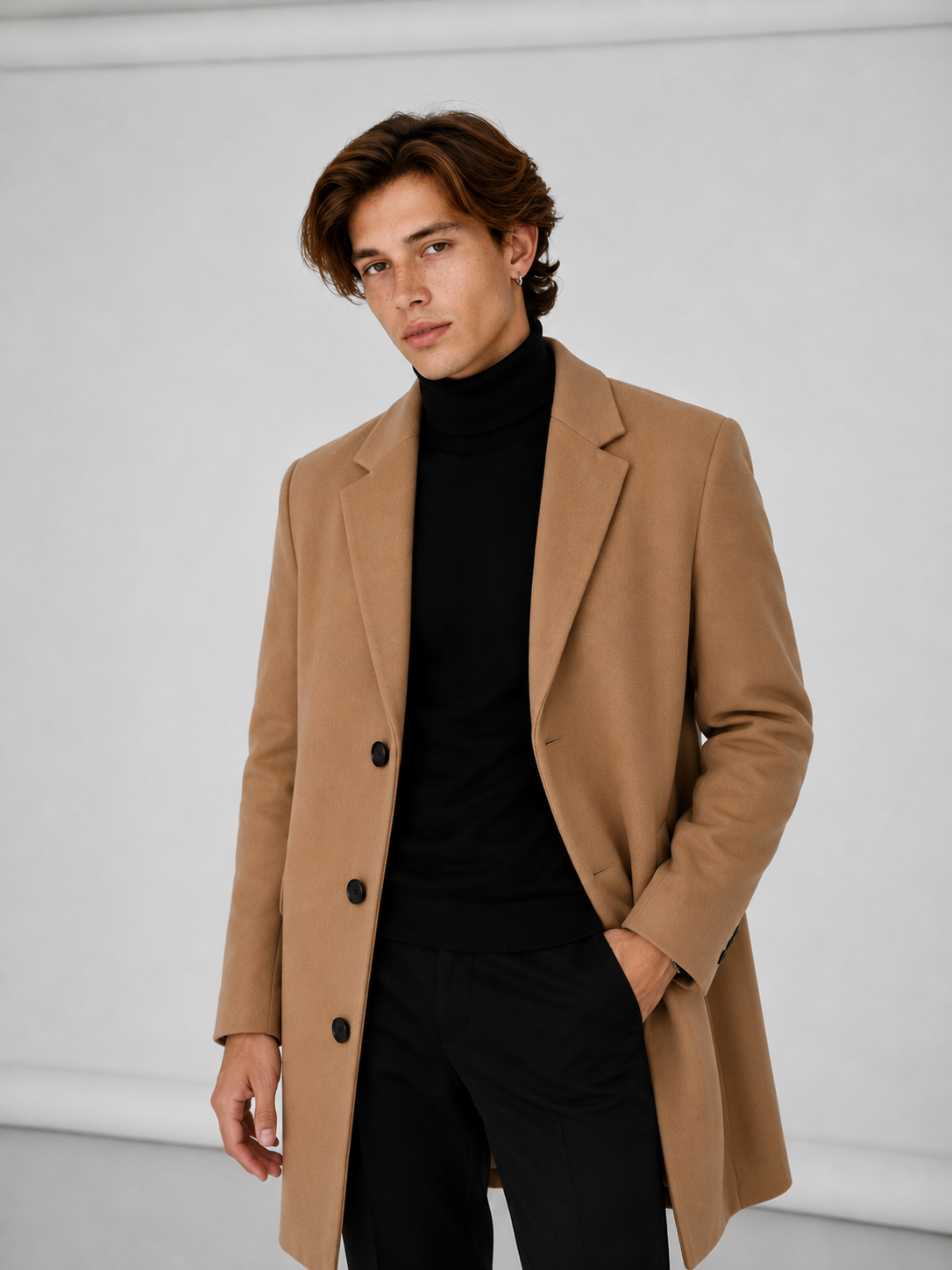 Abrigo Longline Essential | Corte Slim y Elegancia Funcional