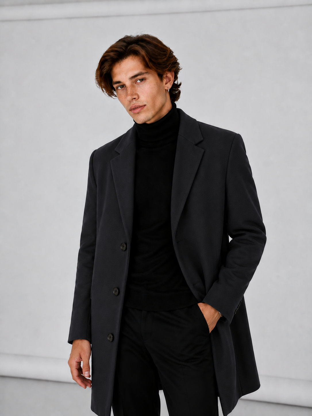 Abrigo Longline Essential | Corte Slim y Elegancia Funcional