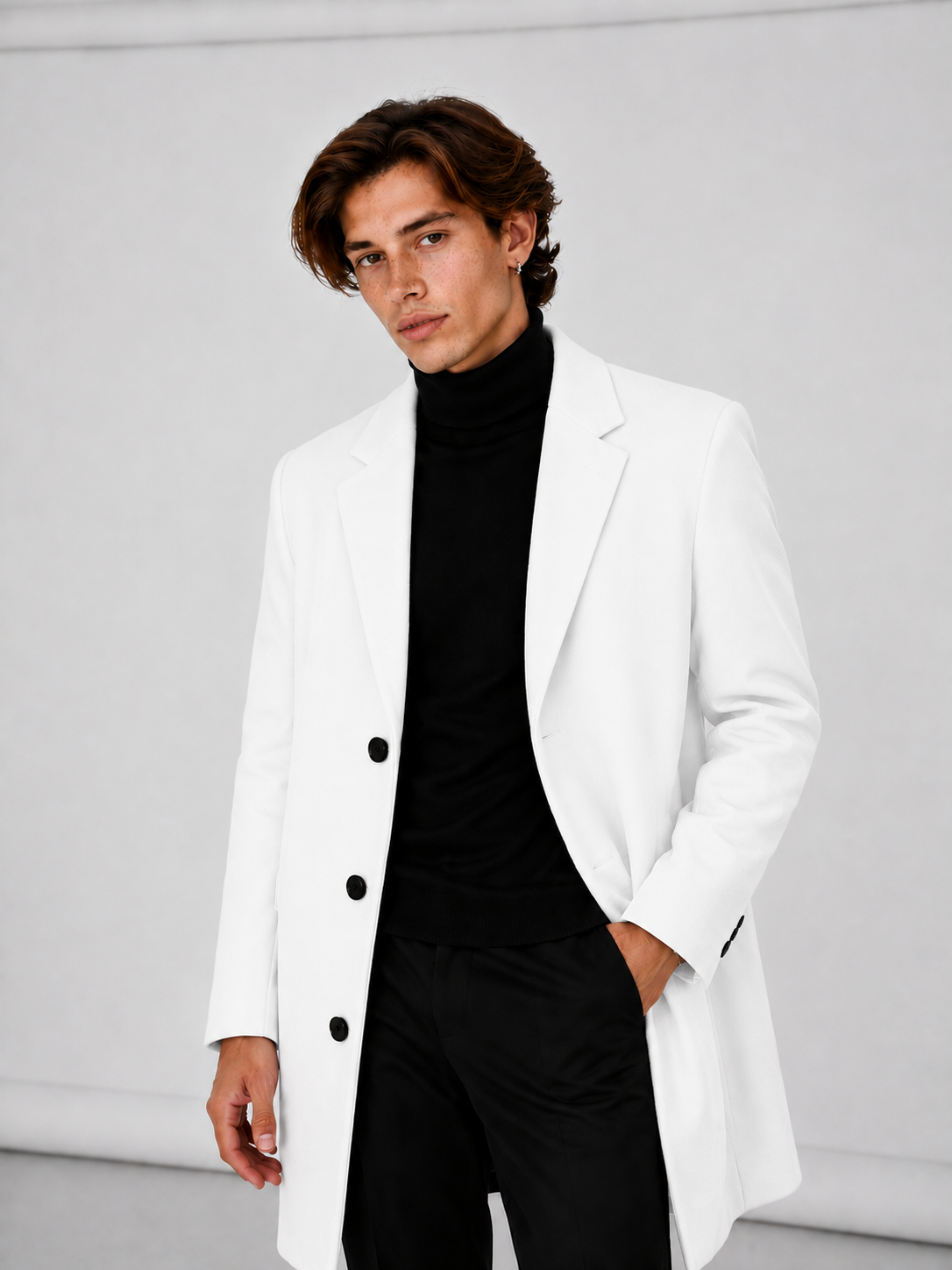 Abrigo Longline Essential | Corte Slim y Elegancia Funcional