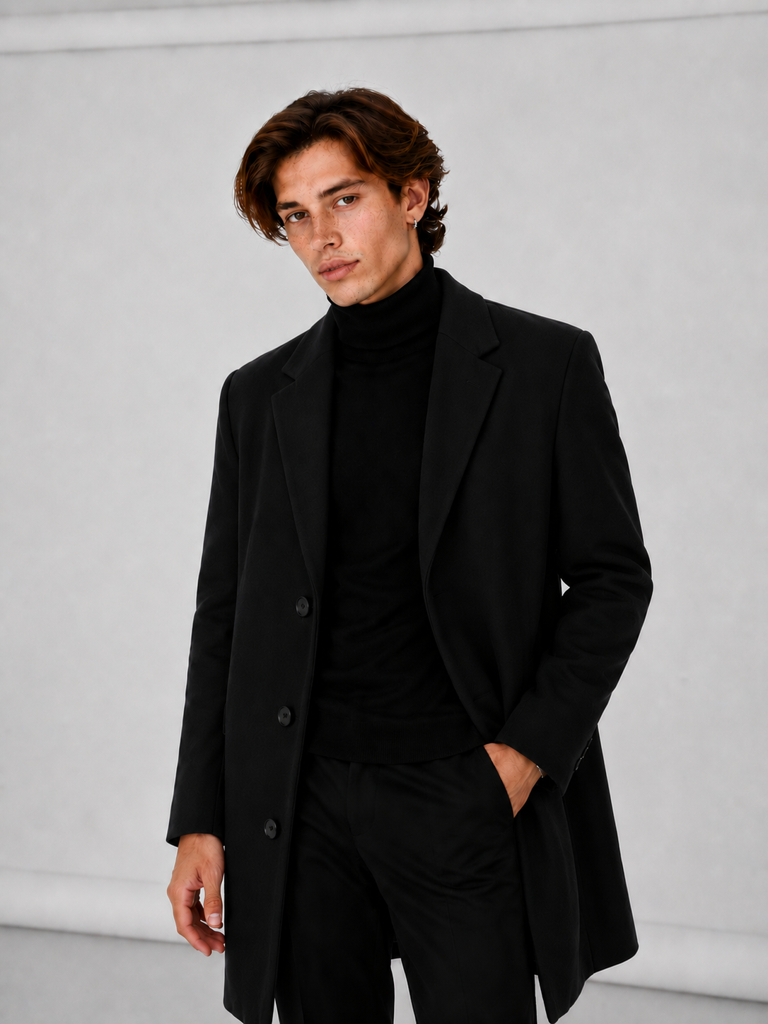 Abrigo Longline Essential | Corte Slim y Elegancia Funcional