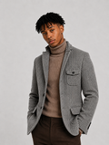 Blazer Tweed Herringbone Heritage | Elegancia Británica Atemporal