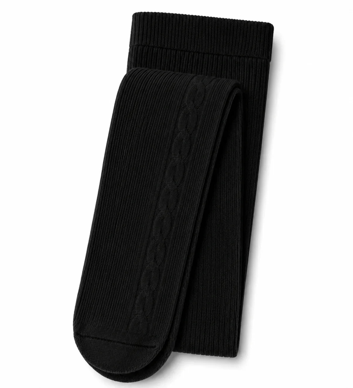 Calcetines negros hombre con diseño trenzado, estilo sofisticado y calidad premium