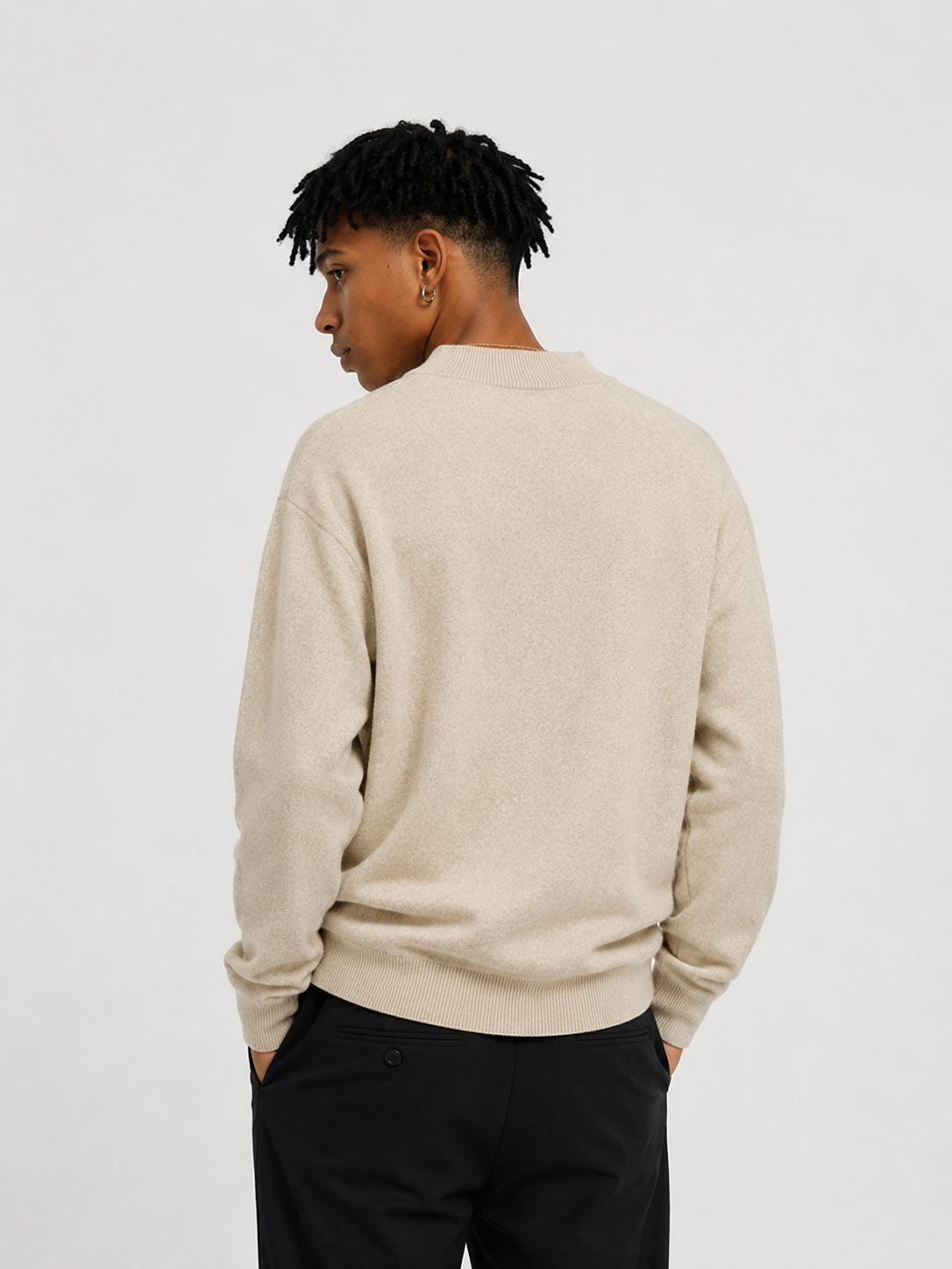 Jersey de Cachemir – Tejido Fino y Estilo Casual Premium
