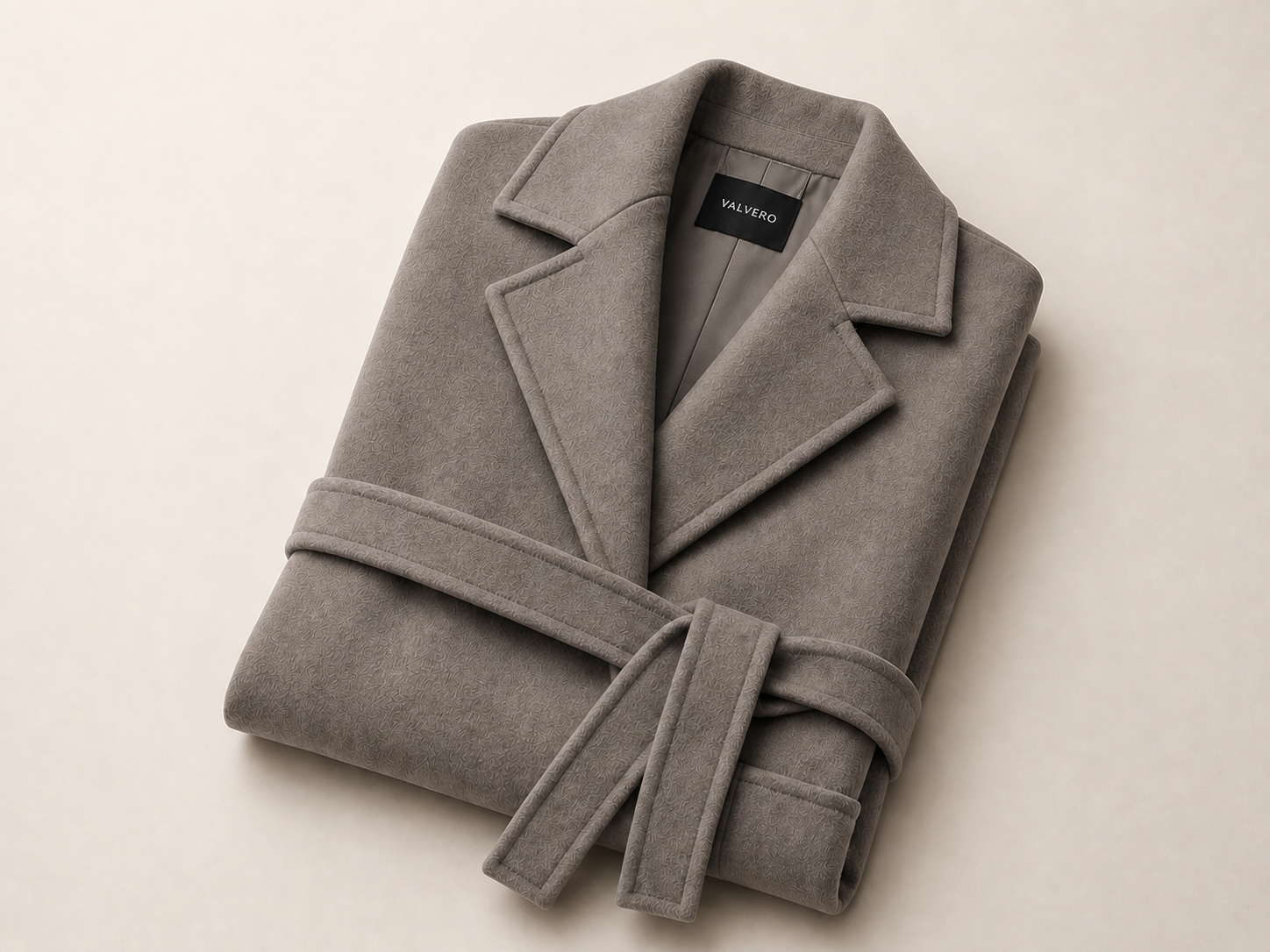 Abrigo Doble Faz en Lana y Cashmere – Silueta Cinturada