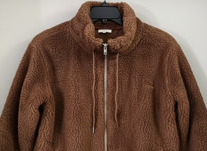 Chaqueta Ligera de Coral Fleece para Mujer – Suave, Cálida y Casual