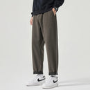 Pantalón Casual Hombre Slim Recto – Cintura Elástica y Corte Tapered de Otoño