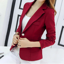 Blazer Slim Mujer – Estilo Ejecutivo, Bolsillos Funcionales y Cuello Solapa