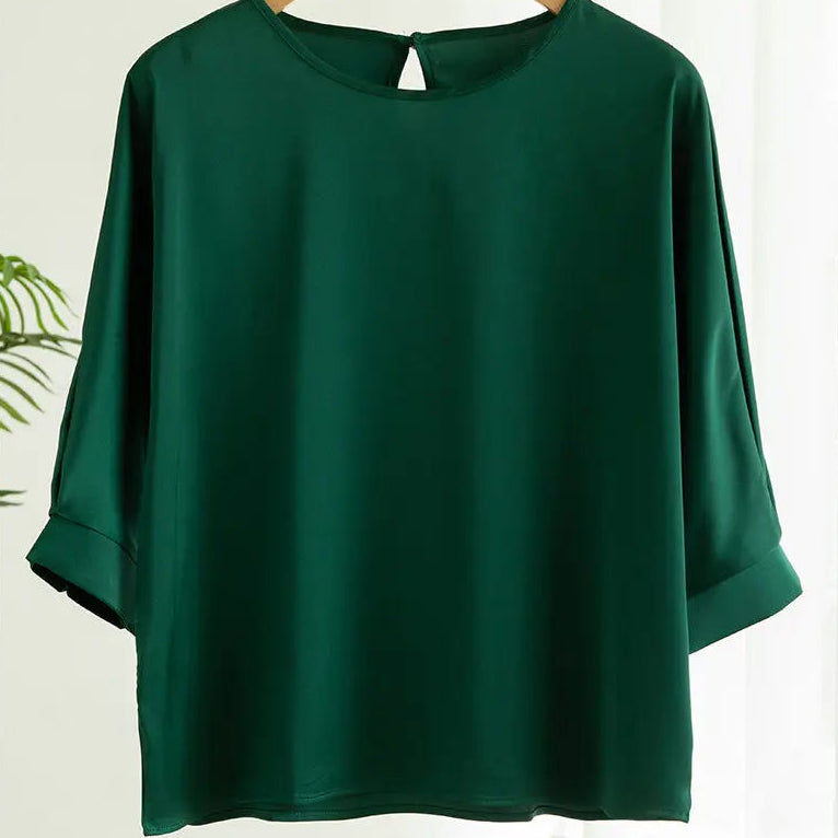 Blusa Satin Évora – Soft Luxury