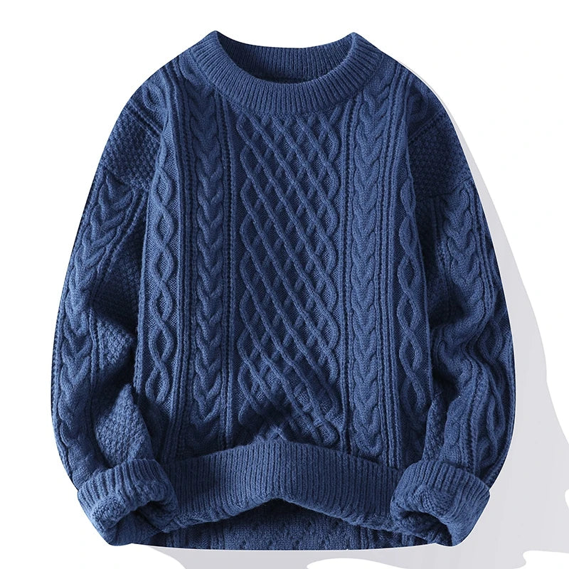 Suéter Vintage O-Neck | Minimalismo Retro y Versatilidad Urbana