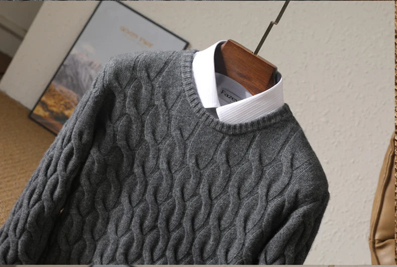 Jersey Grueso de Invierno – 100% Lana Merino Extrafina
