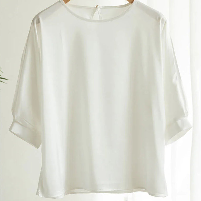 Blusa Satin Évora – Soft Luxury