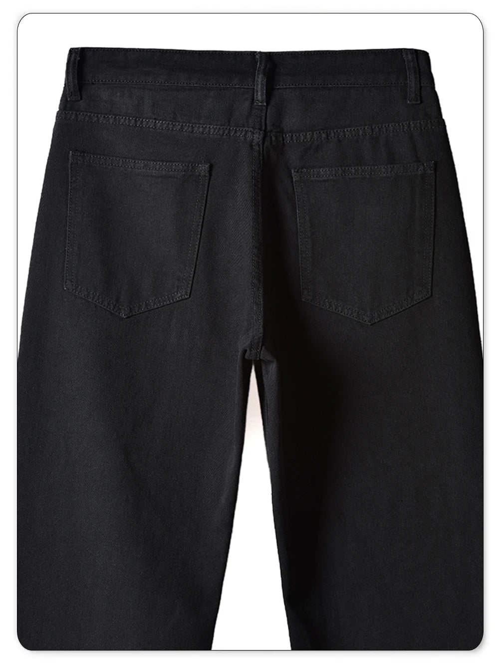 Jeans Rectos Black Edition | Corte Clásico y Caída Suave