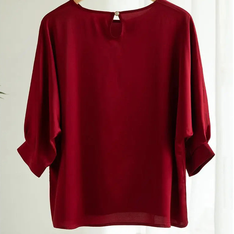 Blusa Satin Évora – Soft Luxury