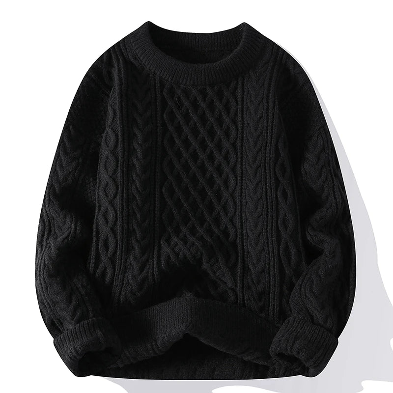 Suéter Vintage O-Neck | Minimalismo Retro y Versatilidad Urbana