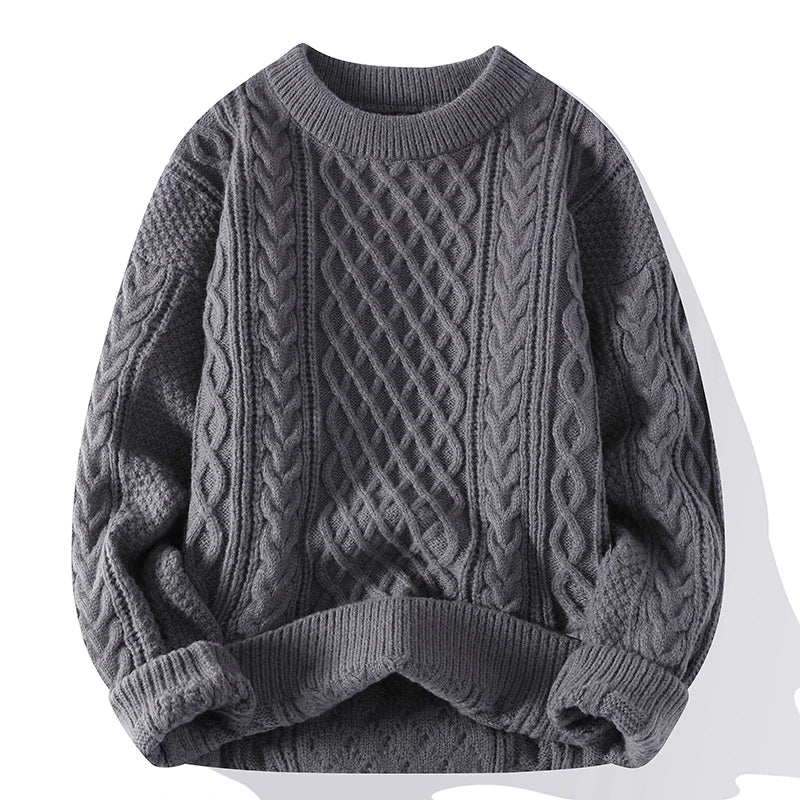 Suéter Vintage O-Neck | Minimalismo Retro y Versatilidad Urbana