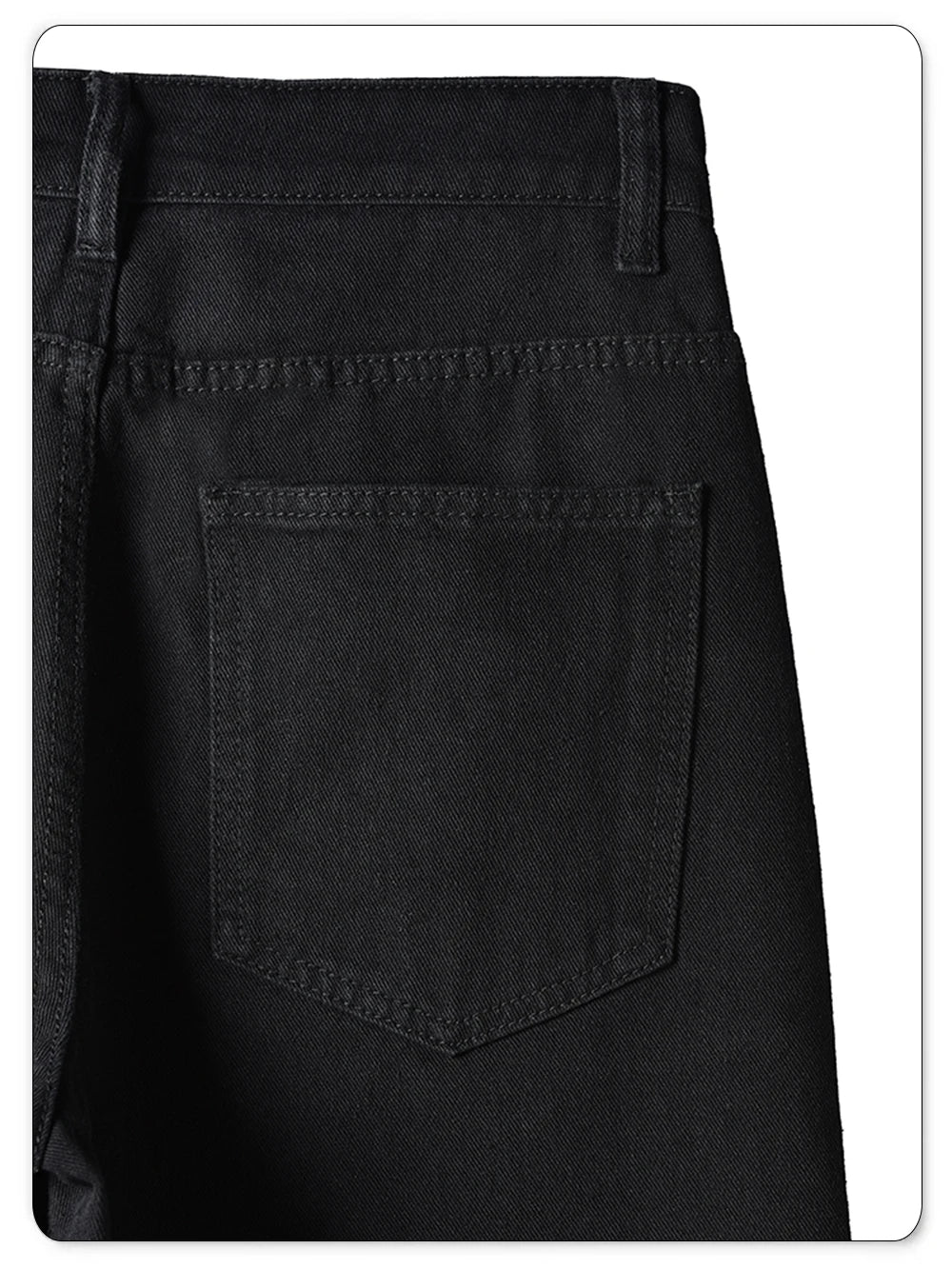 Jeans Rectos Black Edition | Corte Clásico y Caída Suave