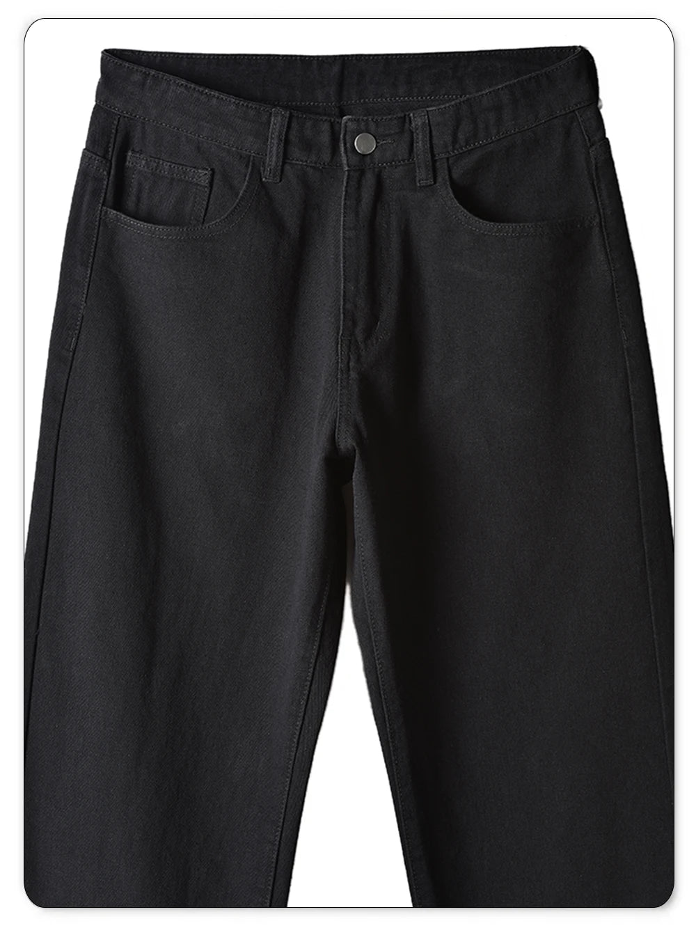 Jeans Rectos Black Edition | Corte Clásico y Caída Suave