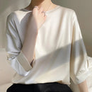 Blusa Satin Évora – Soft Luxury