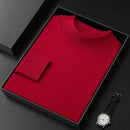 Jersey de Cachemir 100% para Hombre – Cuello Medio Alto, Tejido Fino y Estilo Casual Premium