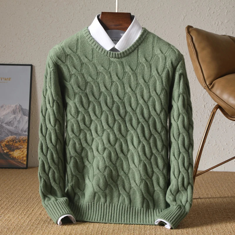 Jersey Grueso de Invierno – 100% Lana Merino Extrafina