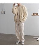 Cárdigan Slim para Hombre con Cremallera – Estilo Otoño/Invierno