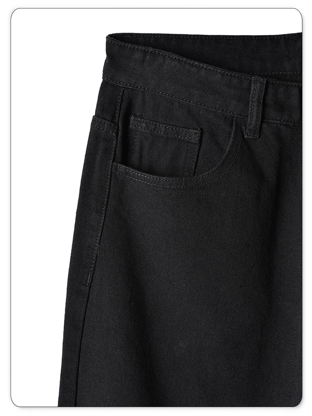 Jeans Rectos Black Edition | Corte Clásico y Caída Suave