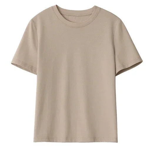 Camiseta Esencial de Algodón — Corte Limpio y Versátil