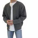 Cárdigan Slim para Hombre con Cremallera – Estilo Otoño/Invierno