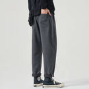 Pantalón Casual Hombre Slim Recto – Cintura Elástica y Corte Tapered de Otoño