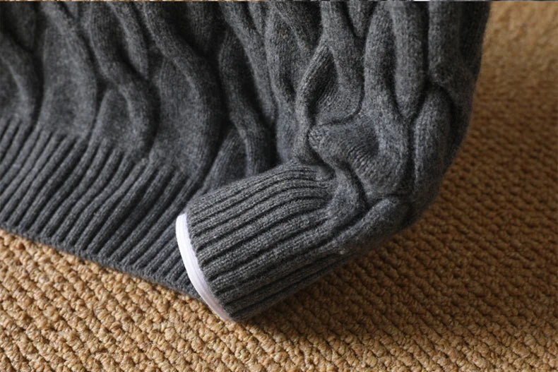Jersey Grueso de Invierno – 100% Lana Merino Extrafina