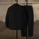 Conjunto Casual Elegante, Camisa de Manga Larga y Pantalón