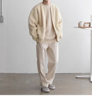 Cárdigan Slim para Hombre con Cremallera – Estilo Otoño/Invierno