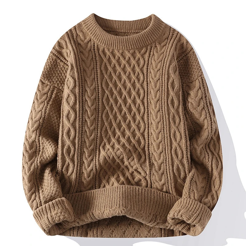 Suéter Vintage O-Neck | Minimalismo Retro y Versatilidad Urbana