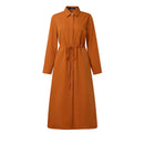 Vestido Midi Luna – Estilo Camisero Elegante