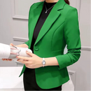 Blazer Slim Mujer – Estilo Ejecutivo, Bolsillos Funcionales y Cuello Solapa