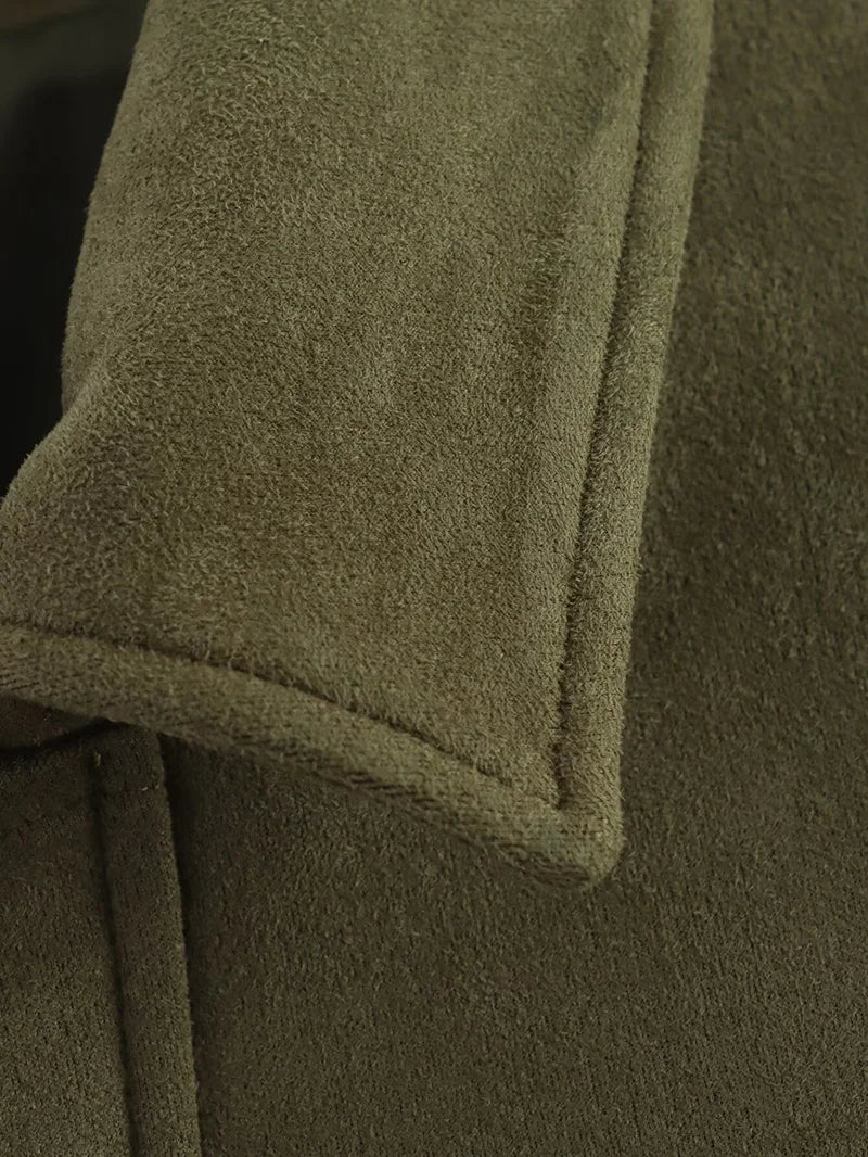 Bomber Vintage Oversize | Textura Suave y Cremallera Dorada