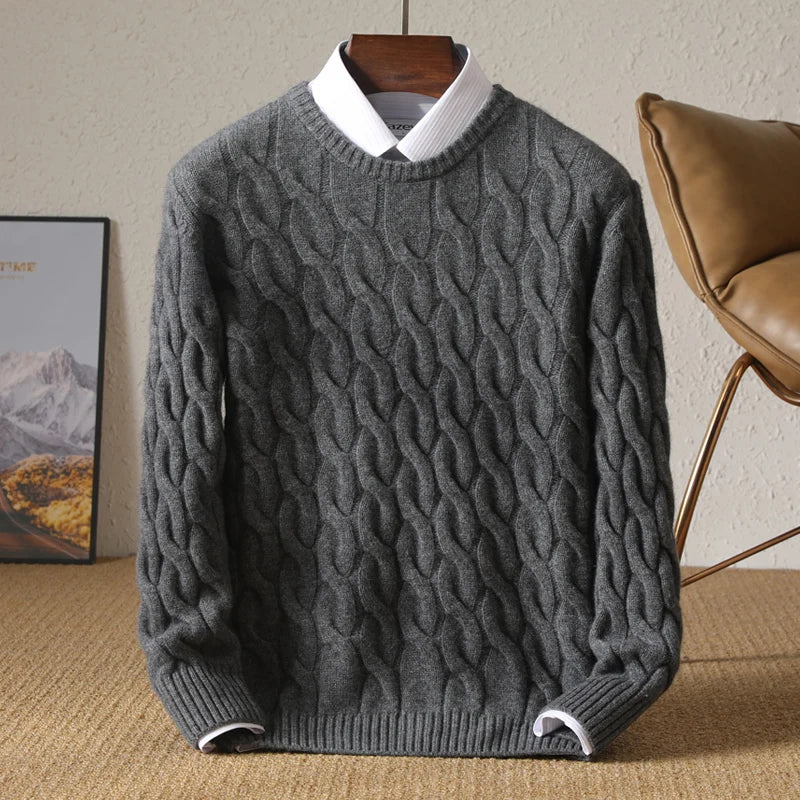 Jersey Grueso de Invierno – 100% Lana Merino Extrafina