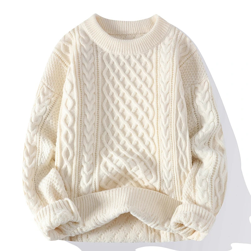 Suéter Vintage O-Neck | Minimalismo Retro y Versatilidad Urbana