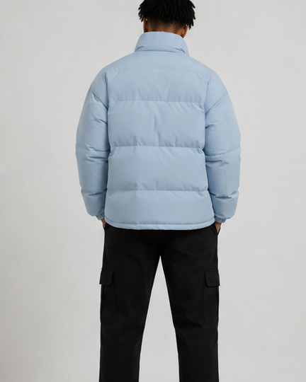 Chaqueta Puffer Minimal | Abrigo Acolchado de Invierno