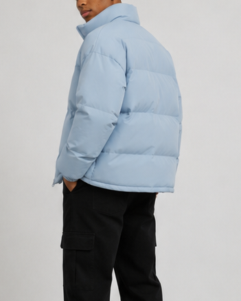 Chaqueta Puffer Minimal | Abrigo Acolchado de Invierno